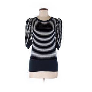 French Connection Navy Striped Sweater